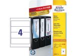 Avery L4761-25 Etichetta Autoadesiva Rettangolo Con Angoli Arrotondati Permanente Bianco 120 Pz