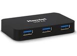 Hamlet Hub Usb 3.0 4 Porte 5 Gbps XHUB430BKPW Con Alimentatore
