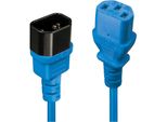 Lindy 30472 Cavo Di Alimentazione Blu 2 M Accoppiatore C13 Accoppiatore C14