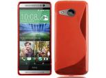 Cadorabo Custodia Protettiva Per Htc One M8 Mini Custodia In Silicone Tpu Rosso Custodia Per Telefono Cellulare