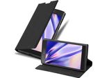 Cadorabo Cover Per Sony Xperia L1 Cover Protettiva In Nero Custodia Per Cellulare Cover Chiusura Magnetica