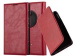Cadorabo Cover Per Nokia Lumia 1020 Cover Protettiva In Rosso Custodia Per Cellulare Cover Chiusura Magnetica
