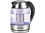 G3 Ferrari Bolleblu Bollitore Elettrico 1,8 L 2200 W Nero Acciaio Inossidabile Trasparente