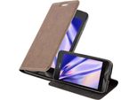 Cadorabo Custodia Per Asus Zenfone 5 2014 Custodia Protettiva In Marrone Custodia Per Cellulare Cover Chiusura Magnetica