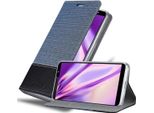 Cadorabo Custodia Per Htc U12 Life Custodia Protettiva In Blu Custodia Per Cellulare Custodia A Libro Cover