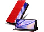 Cadorabo Cover Per Lg K50 Cover Protettiva In Rosso Custodia Per Cellulare Cover Chiusura Magnetica