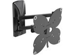 Meliconi Slimstyle Plus 200 Sdr Supporto Da Parete Per Tv Monitor 26 A 40 Pollici Nero