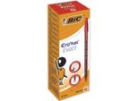 Bic Cristal Exact Rosso Penna A Sfera Ultra Sottile 20 Pz