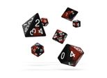 Oakie Doakie Set Di Dadi Rpg Che Brillano Al Buio - Lava 7 Pezzi