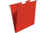 Falken 80002496 Cartelle Sospese A 25 Cartelle Unireg Rosso