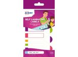 Avery APFLUO24-UK Etichetta Autoadesiva Rettangolo Permanente Multicolore 24 Pz