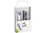 Bic 9576121 Set Di Scrittura Bic "Silver"" Con Quaderno, 8 Pezzi"