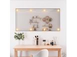 The Living Store Specchio Da Parete Con Luci Led 50X100 Cm In Vetro Rettangolare