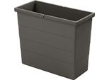 Bidone Interno Hailo Da 21 Litri 1129669 Grigio Scuro 414 X 192 X 350 Mm