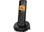 Alcatel E160 Telefono Dect Nero Con Identificatore E Blocco Chiamate, 50 Voci