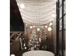 The Living Store Luci Fiabesche 20 M 200 Led Bianco Freddo 8 Funzioni