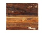 The Living Store Piano Del Tavolo Rettangolare 60X70 Cm 15-16 Mm In Legno Massiccio Di Recupero