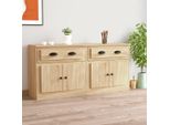 The Living Store Credenze 2 Pezzi In Legno Rovere Sonoma