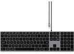 Satechi Slim W3 Tastiera Usb Qwerty Italiano Nero Grigio