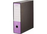Brefiocart Nero& Raccoglitore Ad Anelli A4 Fucsia, Nero
