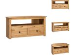 Vidaxl Mobile Tv Angolare 93 X 49 X 49 Cm In Legno Massiccio Di Pino Panama - Mobili Tv