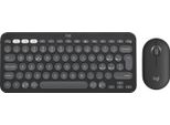 Logitech Pebble 2 Combo Tastiera Mouse Incluso Rf Senza Fili Bluetooth Qwerty Italiano Grafite