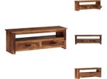 Mobile Tv Vidaxl 118X30X40 Cm In Legno Massiccio Di Palissandro - Mobili Tv