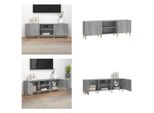 Vidaxl Mobile Tv Grigio Sonoma 150X30X50 Cm In Legno - Mobile Tv - Mobili Tv - Mobili Tv - Porta Tv