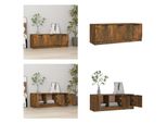 Vidaxl Mobile Tv In Rovere Fumé 102X35X36,5 Cm Materiale A Base Di Legno - Mobile Tv - Mobile Tv - Mobili Tv - Porta Tv