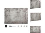 Vidaxl Lavagna Magnetica Da Parete In Vetro 50X30 Cm - Lavagne Bianche