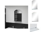 Vidaxl Specchio Da Parete Con Mensola 40×60 Cm In Vetro Temperato - Specchio