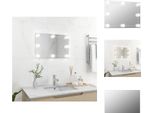 Vidaxl Specchio Da Parete Con Illuminazione A Led Vetro Rettangolare - Specchio