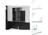 Vidaxl Specchio Da Parete Con Mensola 50×50 Cm In Vetro Temperato - Specchio