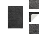 Tappeto Vidaxl Shaggy Grigio Scuro 160X230 Cm Antiscivolo - Tappeti