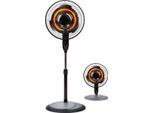 Dcg Eltronic VESA05 Riscaldatore Elettrico Per Ambienti Interni Nero, Grigio 2000 W Riscaldatore Elettrico A Ventola