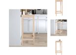Vidaxl Tavolo Da Bar 50X50X110 Cm In Legno Di Pino Massiccio - Tavoli Da Pranzo