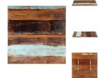 Vidaxl Piano Da Tavolo Quadrato 80X80 Cm 25-27 Mm In Legno Massello Di Recupero - Piani Da Tavolo