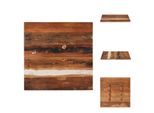 Vidaxl Piano Da Tavolo Quadrato 70X70 Cm 25-27 Mm In Legno Massello Di Recupero - Piani Da Tavolo