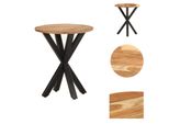Vidaxl Tavolino 48X48X56 Cm In Legno Massiccio Di Acacia - Tavolini