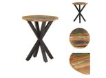 Vidaxl Tavolino 48X48X56 Cm In Legno Massiccio Antico - Tavolini