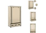 Vidaxl Armadio Crema 87 X 49 X 159 Cm In Tessuto - Armadi