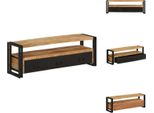 Mobile Tv Vidaxl 120X30X40 Cm In Legno Massiccio Di Mango - Mobili Tv
