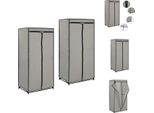 Vidaxl Armadi 2 Pz. Grigio 75×50×160 Cm - Armadi
