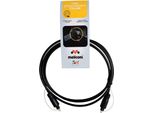 Meliconi 497202 Cavo Audio 1,5 M Toslink Nero
