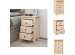 Vidaxl Comodino 40X35X61,5 Cm In Legno Di Pino Massiccio - Comodini
