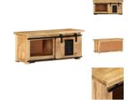 Mobile Tv Vidaxl 90X35X40 Cm In Legno Massiccio Di Mango - Mobili Tv