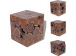 Vidaxl Sgabello In Legno Massiccio Teak - Sedie E Sgabelli Pieghevoli