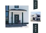Vidaxl Porta D'ingresso Antracite 110X210 Cm Alluminio E Pvc - Porte D'ingresso