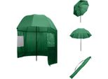 Vidaxl Ombrellone Da Pesca Verde 300X240 Cm - Ombrelloni E Tende Da Sole