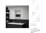 Vidaxl Specchio Da Parete Con Mensola 50×60 Cm In Vetro Temperato - Specchio